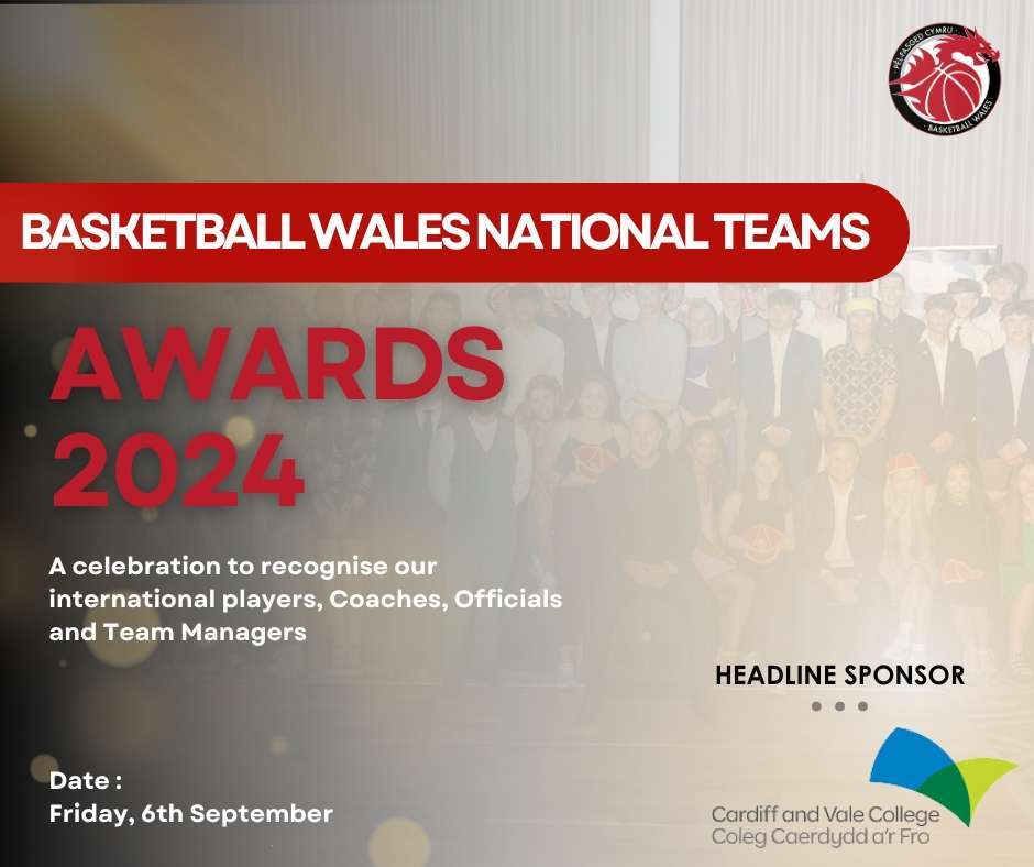 Cardiff and Vale College Announced as Headline Sponsor for Basketball Wales Awards Evening