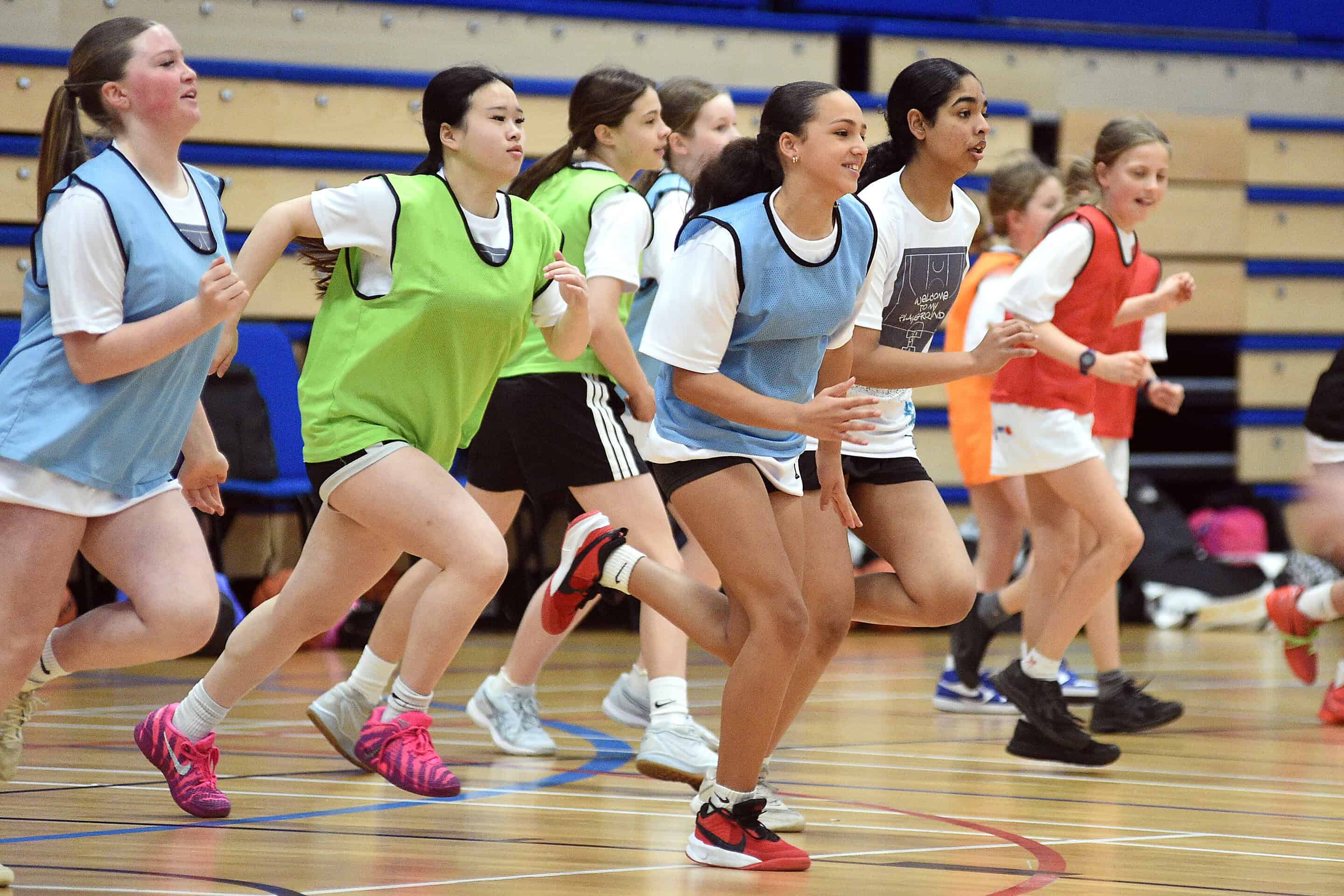 Nearly 100 Girls Attend Basketball Wales’ Her World, Her Rules Event