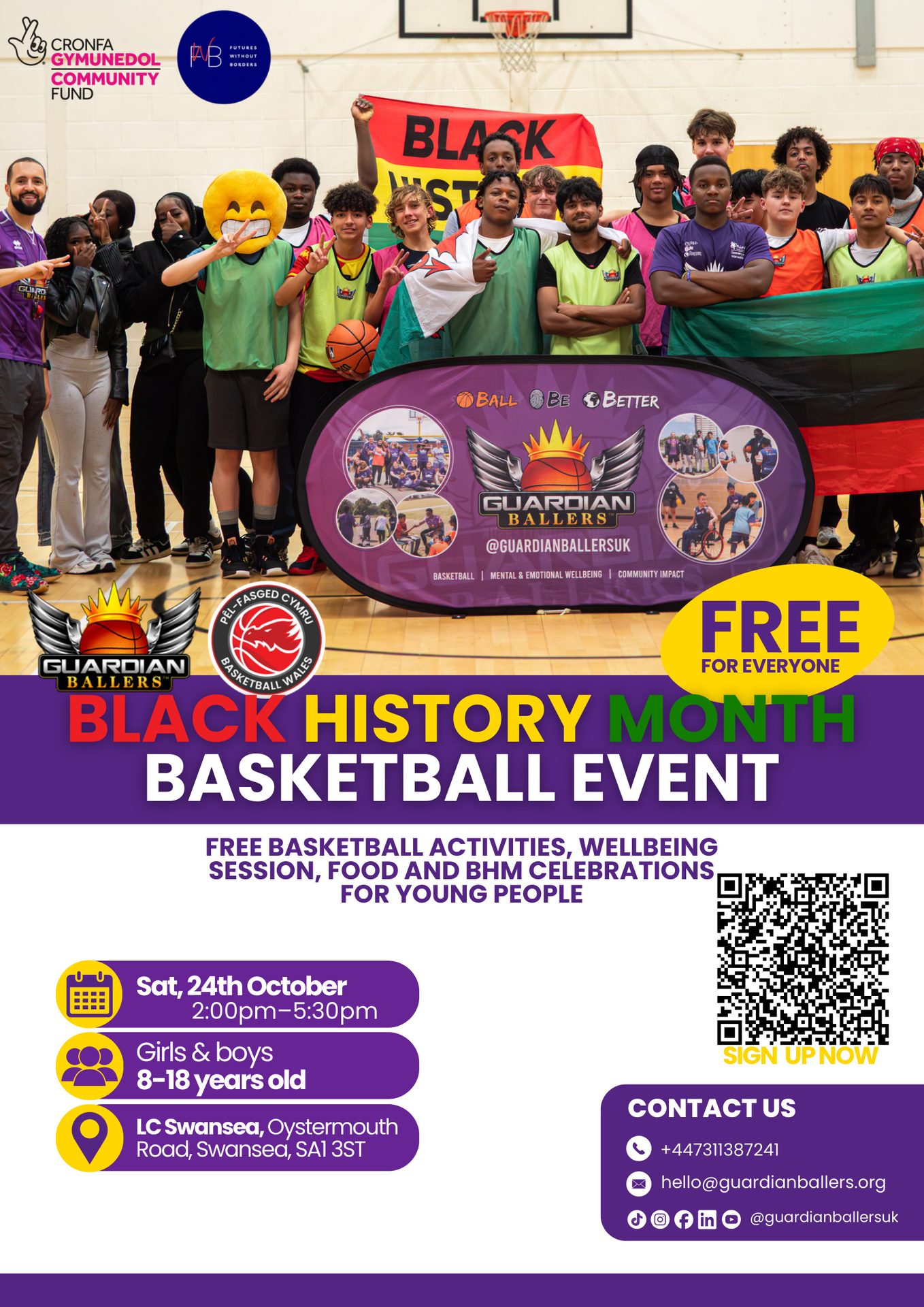 Celebrate Black History Month with a free basketball event in Swansea