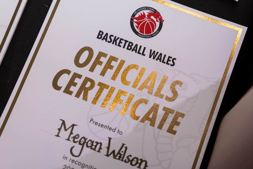 Basketball Wales National Awards Night 24/08/23